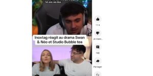 Vidéo Inoxtag et le drama avec Studio Bubble Tea